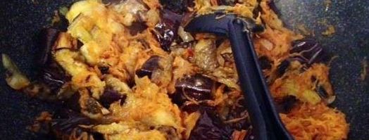 икра заморская баклажанная. Шаг 2