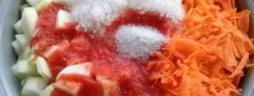 кабачковая икра с морковкой на зиму. Шаг 3