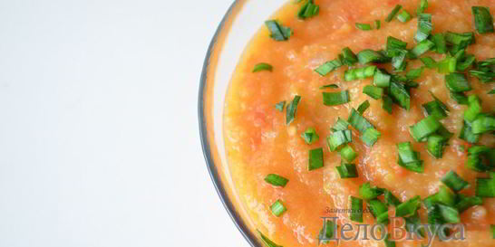 Кабачковая икра с помидорами