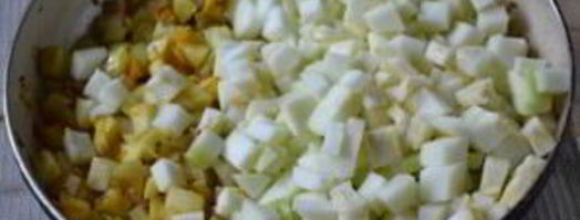 кабачковая икра с яблоками на зиму. Шаг 5