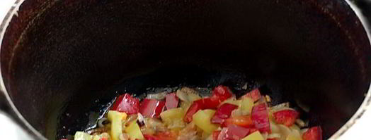 кабачково-баклажанная икра по-восточному. Шаг 5