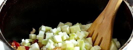 кабачково-баклажанная икра по-восточному. Шаг 7