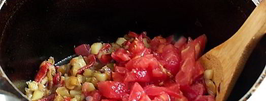 кабачково-баклажанная икра по-восточному. Шаг 8