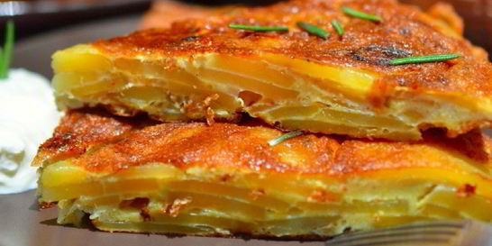 Испанская тортилья с розмарином