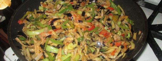 кадича из баклажанов с мясом. Шаг 5