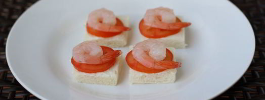 канапе с креветками. Шаг 4