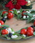 Капрезе Новогодний венок