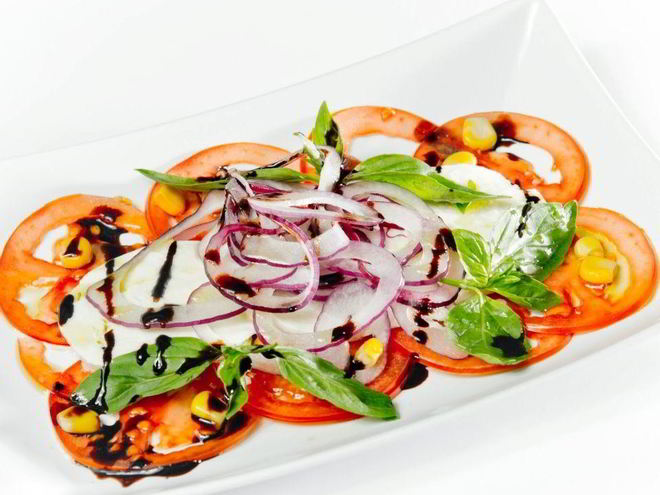 Рецепт карпачча капрезе с моцареллой unagrande