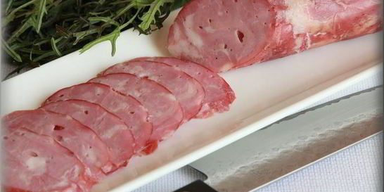 Колбаса Ветчина мраморная