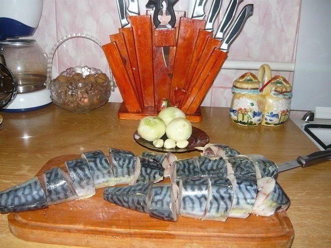 Рецепт маринованной скумбрии