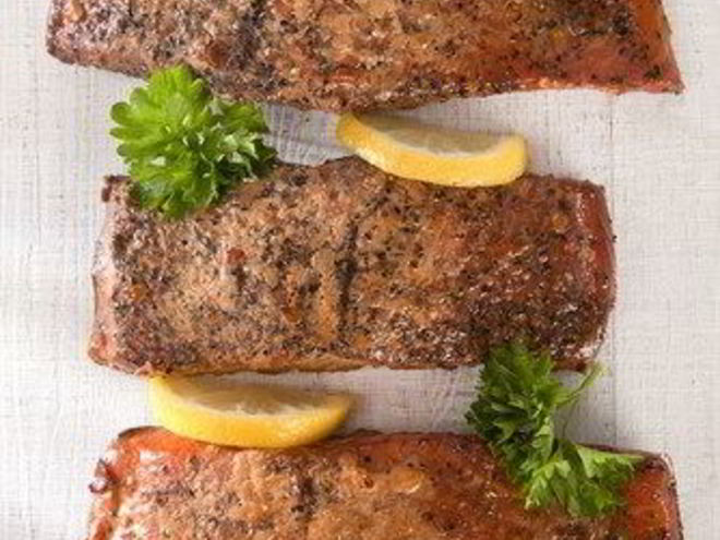 Рецепт маринованного лосося в мисо и саке