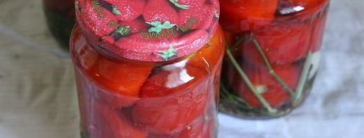 маринованные помидоры с лимонной кислотой. Шаг 4