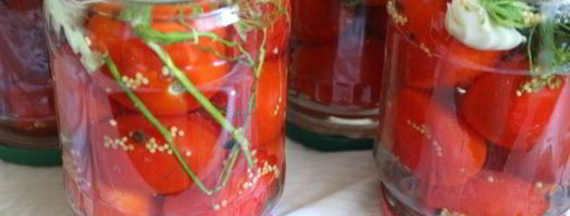 маринованные помидоры с лимонной кислотой. Шаг 8