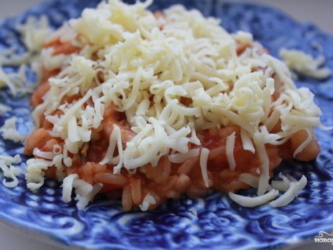 Рецепт морского коктейля с рисом