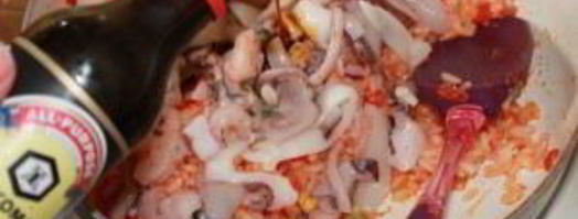 морской коктейль с рисом. Шаг 5