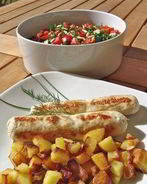 Нежные домашние сосиски из куриного филе