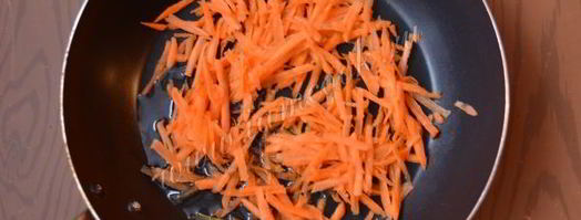 белковый омлет с морковью. Шаг 6