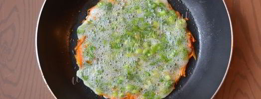 белковый омлет с морковью. Шаг 7