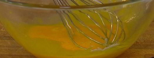 бисквитный омлет с мускатным орехом. Шаг 4