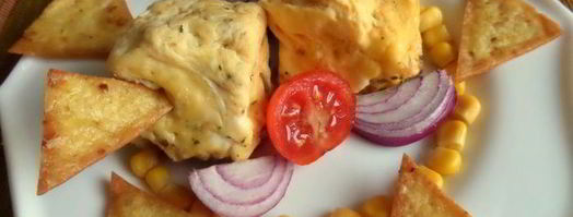 быстрый омлет из микроволновки с чипсами. Шаг 15