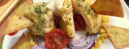 быстрый омлет из микроволновки с чипсами. Шаг 17