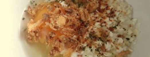 быстрый омлет из микроволновки с чипсами. Шаг 3