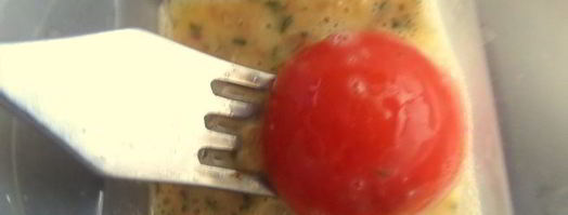 быстрый омлет из микроволновки с чипсами. Шаг 9