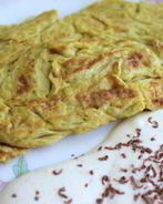 Французский омлет с фруктовым фрешем