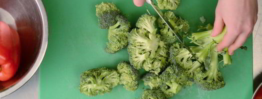 фриттата с брокколи и сладким перцем. Шаг 2