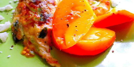 Фриттата с кабачком и сыром