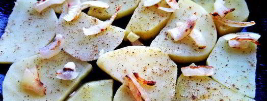 фриттата с картофелем, чечевицей и оливками. Шаг 4