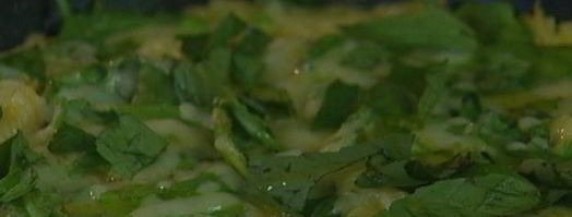 фриттата с макаронами и шпинатом. Шаг 8