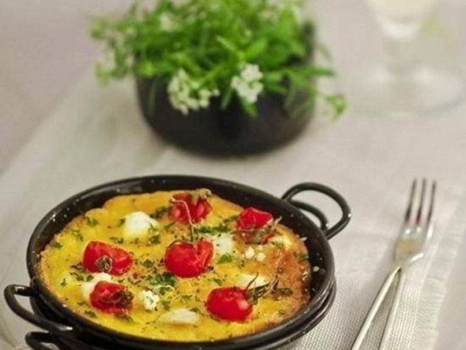 Рецепт фриттаты с помидорами