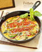 Фриттата с сосисками и овощами