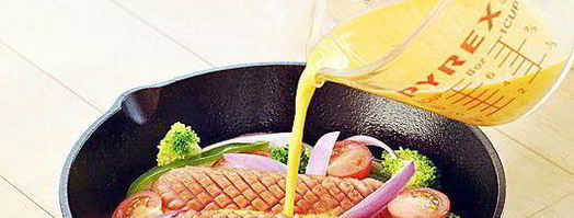 фриттата с сосисками и овощами. Шаг 8