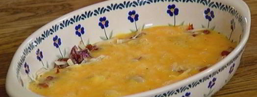 фриттата с сыром, тимьяном и вялеными помидорами. Шаг 8