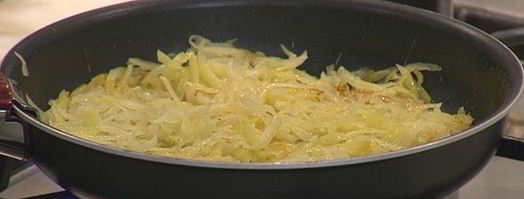 фриттата с зеленым горошком и картофелем. Шаг 7