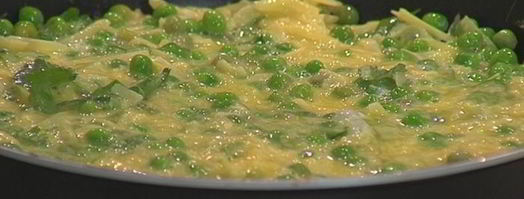 фриттата с зеленым горошком и картофелем. Шаг 9