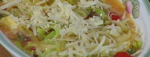 фриттата со спаржей, помидорами и фетой. Шаг 9