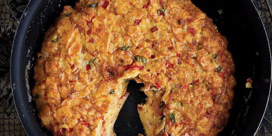 Картофельная фриттата в испанском стиле