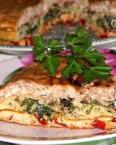 Многоцветный омлет по мотивам Испании