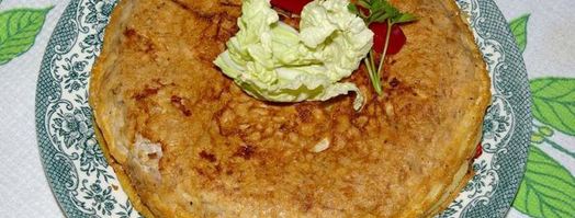 многоцветный омлет по мотивам испании. Шаг 15