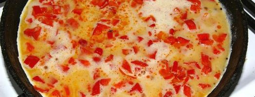 многоцветный омлет по мотивам испании. Шаг 10