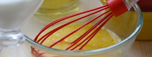 нежный омлет в микроволновке за 3 минуты. Шаг 3