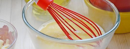 нежный омлет в микроволновке за 3 минуты. Шаг 4