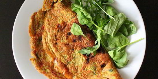 Нутовый омлет