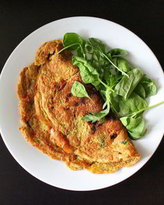 Нутовый омлет