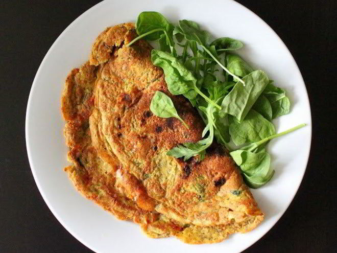 Рецепт нутового омлета