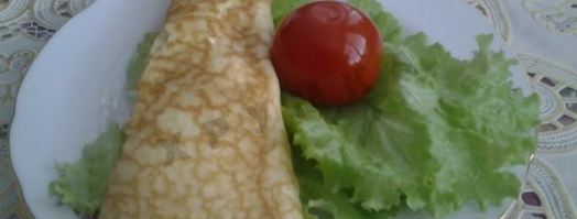 омлет фаршированный с помидорами и перцем. Шаг 6