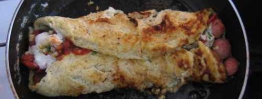 омлет фаршированный. Шаг 47